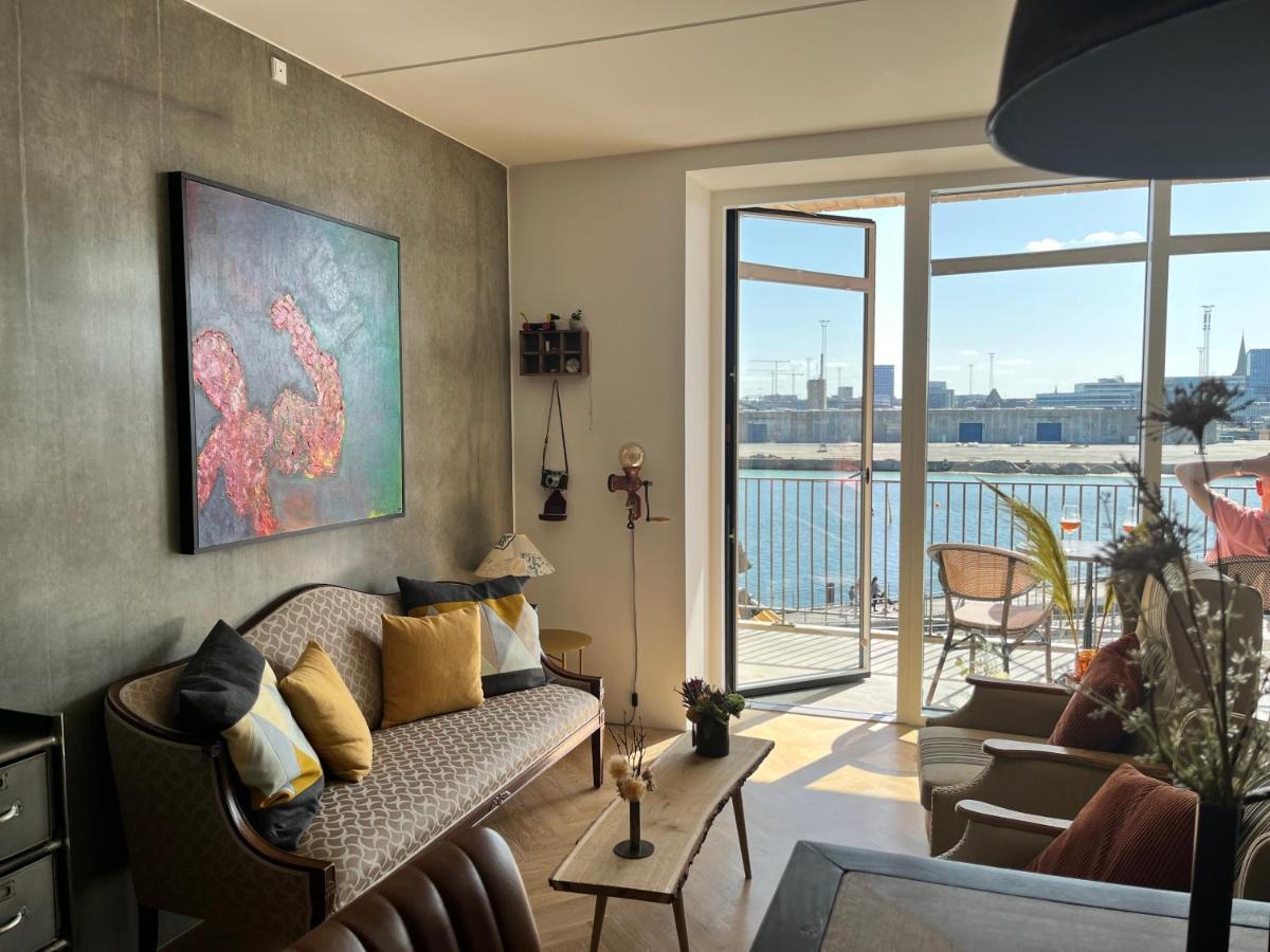 אורהוס Apartment Directly To Seafront Of Bassin 7 With Big Balcony And Free Parking מראה חיצוני תמונה